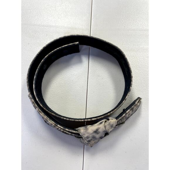 MONIQUE LHUILLIER Knot Animal Print Snap Belt Size M main image 6